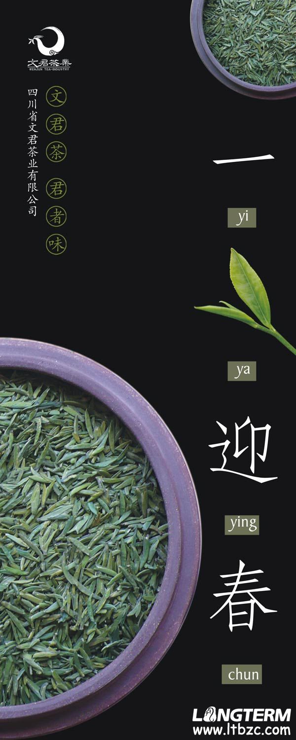文君茶宣传海报设计