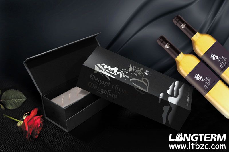 雅韵蒙山果酒包装盒设计